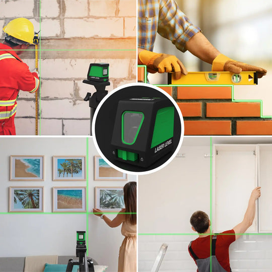 Inspiritech Laser Level, Self-leveling Cross Line Laser LX016G (Green)
