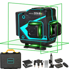 Inspiritech 3x360° Self-leveling Line Laser Level with Remote Control TDY01GS