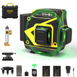 Inspiritech 3x360° Self-leveling Line Laser Level with Remote Control TDY01GS