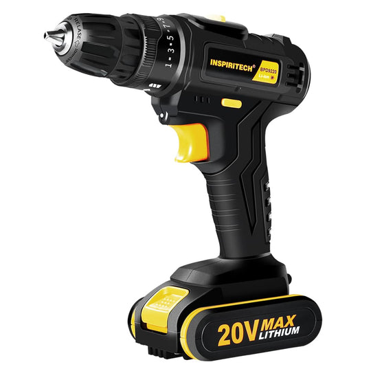 Inspiritech 20V Cordless Drill Driver BPD9220S (with One Battery)