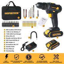 Inspiritech 20V Cordless Drill Driver BPD9220S (with One Battery)